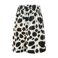 thumbnail image 3 of BOOMNY Shorts For Men Casual Cow Printed Elastic Waist Drawstring Sports Shorts For Man Soft Loose Fit Summer Shorts Leisure Mens Dailywear, 3 of 3