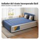thumbnail image 3 of Abbraccia Cama inflable, flocada, doble altura, plegable, inflador automático, hogar y viaje, 3 of 6