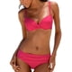 thumbnail image 1 of Gibobby Trajes de Baño Mujer Traje de baño de mujer Push Up Traje de baño Bikini brasileño Conjunto Retro Beach Bathing(Rosa,G), 1 of 4