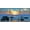 BLACK, variant on wall26 Framed Canvas Print Wall Art Set Blue &amp; Orange Sunset on Rocky Beach Shore Nature Wilderness Photography Realism Rustic Scenic Colorful Ultra for Living Room, Bedroom, Office - 24"x36