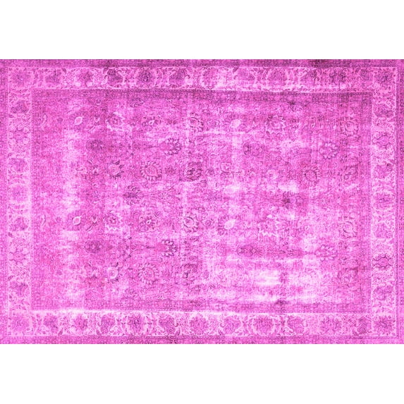 Ahgly Company Indoor Rectangle Persian Pink Traditional Area Rugs, 3' x 5'
