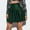 Green, variant on BOOMILK Leather Skirts For Women Fashion Pleated Skirt Waist High Leather Skirt Short Elegant Solid Skirt
