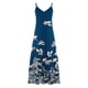 thumbnail image 4 of Puntoco Vestidos Mujer Moda Elegante Verano Casual Sólido V-Cuello Camis Vestido Largo Sin Mangas, 4 of 5