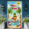 thumbnail image 5 of Colorful Print Hello Summer Banner Tropical  Summer Backdrop Pineapple Pattern Gnome Design Summer Background for Summer Parties Beach Vacations Outdoor Gatherings, 5 of 8