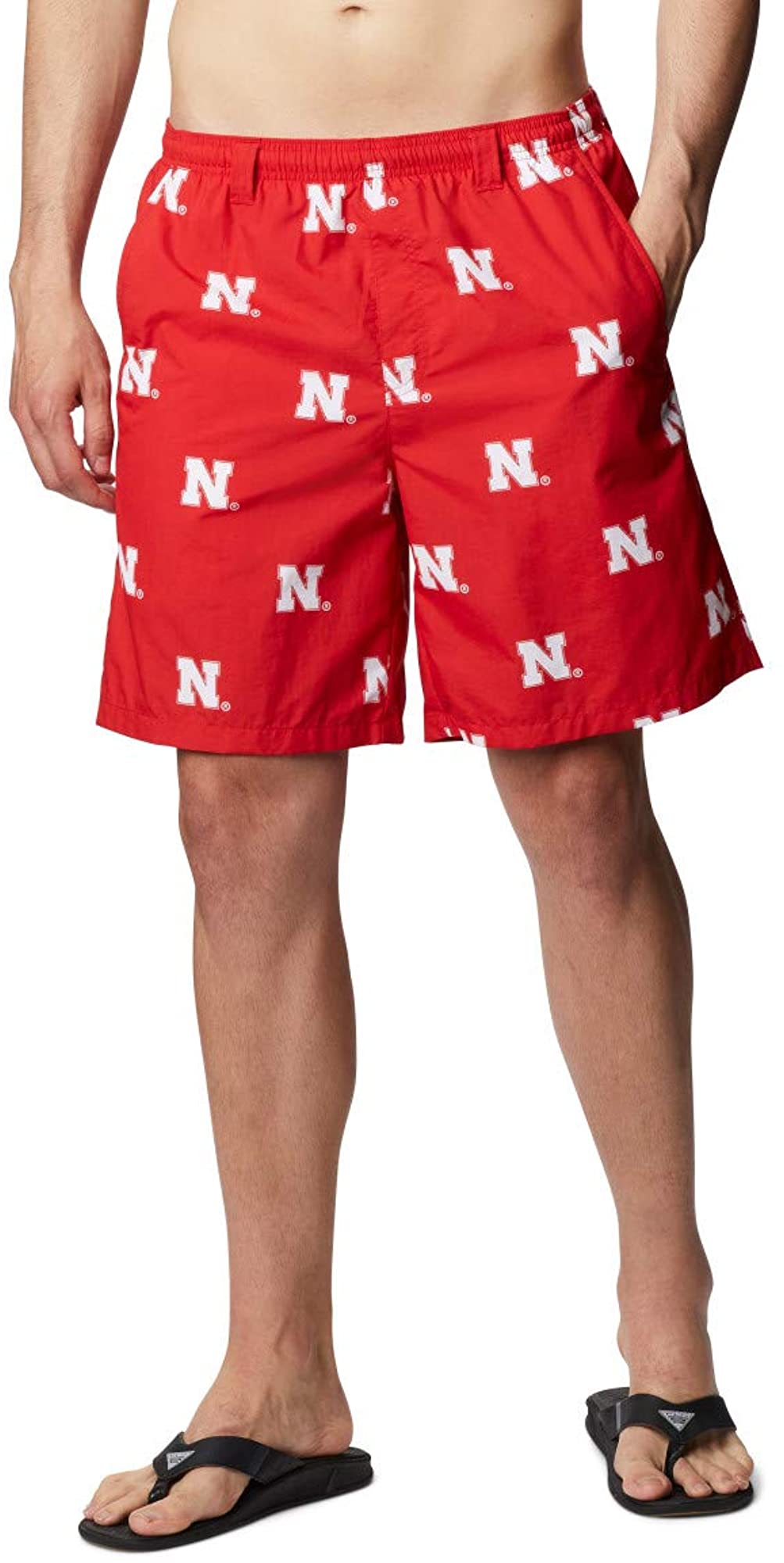 Columbia Mens Backcast Ii Printed Short 