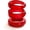 Red Bangle Set, variant on 3pcs Colorful Chunky Bangle Bracelets Set for Women Tortoise Brown Resin Acrylic Bracelet Stackable Chunky Statement Bracelet Stack Wide Geometric Plastic Bracelets