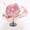 Light Pink, variant on Only Moment Coffee Sun Hats for Men Women Wedding Bridal Flower Hat Mesh fabric Wide Brim Panama Fedora Beach Hat with Wind Lanyard UPF 80+ One Size
