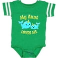 thumbnail image 3 of Inktastic My Aunt Loves Me Cute Narwhal Boys or Girls Baby Bodysuit, 3 of 5