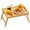 Beige, variant on Bambloom Bed Tray Table with Foldable Legs,Bamboo Breakfast Tray  for Sofa,Bed,Eating,Working,Black