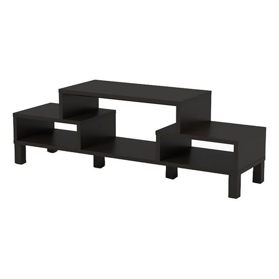 Bowery Hill Modern Wood TV Stand for TVs up to 60'' in Black
