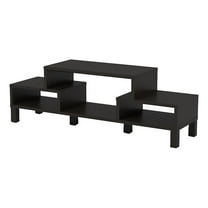 Bowery Hill Modern Wood TV Stand for TVs up to 60'' in Black