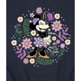 thumbnail image 3 of Disney - Vintage Minnie Floral Circle - Men's Crew Fleece Sweatshirt, 3 of 5