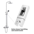 thumbnail image 3 of URTERYSER Practical Adjustable Shower Head Holder Stand Organizers for Square Pipe Bathroom with Rotatable Slide Rod Bracket, 3 of 8