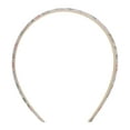 thumbnail image 3 of Unique Bargains 1 Set Hairband Flower Plaid Hair Accessories for Women Pink Beige, 3 of 5