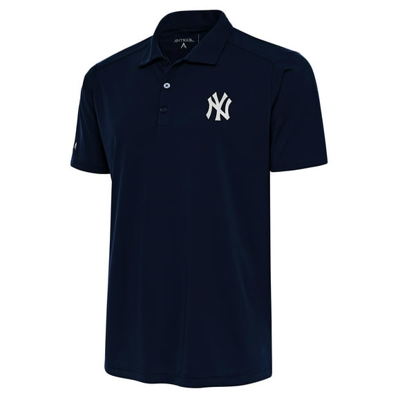 Men's Antigua Navy New York Yankees Metallic Tribute Polo