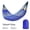 Blue, variant on Breathable Mesh Ice Silk Hammock for Outdoor Camping, 260×130cm Single Swing Bed with Hanging Ropes & Storage Bag, 7 Color Options for Backyard Travel Beach
