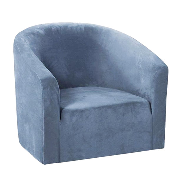 Funda para sillón, funda para sofá, protector de muebles, funda de ajuste elástico azul claro