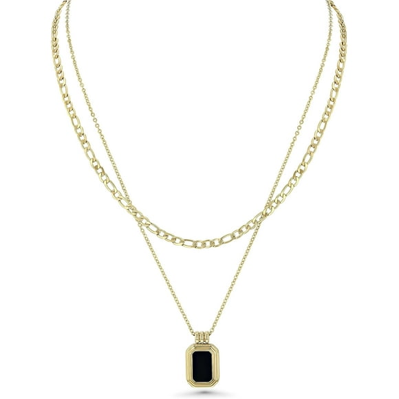 TRAHOO-Gold Necklace by , Layered Gold Necklaces For Women, Gold Chain Necklace Women, Gold Necklace Men, Chain Necklace, Necklaces for Women Trendy, Gold Necklaces, Layered Gold Necklaces for Women,