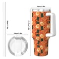 thumbnail image 4 of Pofeuu Ramen Noodle Soup Print 40oz Ice Bully With Handle And Straw Stainless Steel Vacuum Insulated Cup And 2 In 1 Straw Lid, 4 of 8