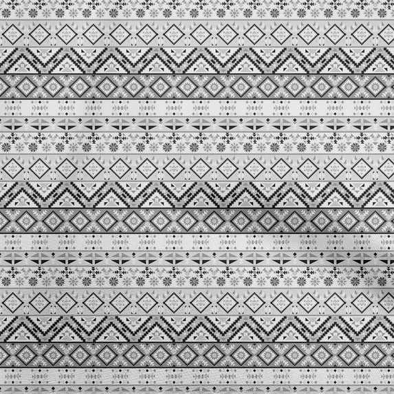 oneOone Cotton Jersey Light Gray Fabric African Tribal Sewing Fabric By The Yard Printed Diy Clothing Sewing Supplies 58 Inch Wide