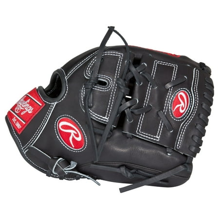 Louisville Infield Glove - Rawlings Heart of the Hide 12 Inch Infield 2 Piece Adult Baseball Glove, Black