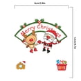 thumbnail image 4 of Christmas Static Sticker Fridge Window sticker; fridge PVC PVC Decal Home Office Shop Self-adhesive Decoration, Sign, 4 of 8