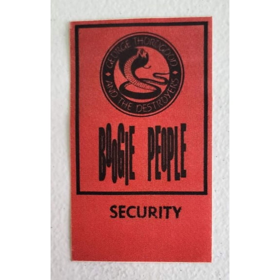 George Thorogood and The Destroyers Boogie People 1991 Backstage Pass