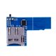 thumbnail image 1 of Likrtyny Adaptador Tarjeta TF Dual Conmutador Dual 2 en 1 para Raspberry Pi B+ 2B 3B, 1 of 9