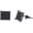 8mm Black, variant on Black Square Men Earrings Studs Stainless Steel Earrings Jewelry Diamond Unisex Hip Hop Studs