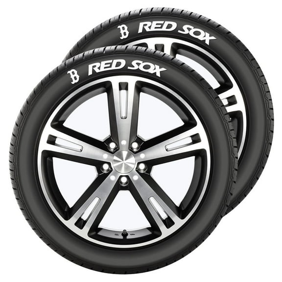 Boston Baseball Red Sox - Tire Tatz - Set of 2 Auto Sidewall Decals Tattoos