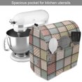 thumbnail image 2 of Shabby Flora Stand Mixer Cover, Vintage Style Patchwork Design Colorful and Details Vibes, Kitchen Appliance Organizer Bag Cover with Pockets, 5 Quarts, Multicolor, by Ambesonne, 2 of 4