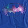 thumbnail image 2 of Batman Galaxy Signal Women's T Shirt, Royal, X-Large, 2 of 6
