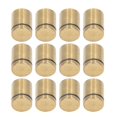 thumbnail image 4 of 12Pcs Standoff Screws Stainless Steel Wall Mount Advertising Holder Nail Fixing Pin 25x30mm, 4 of 5
