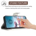 thumbnail image 5 of for Motorola Edge 40 Neo Wallet Case, Elegant Card Holder Cash Slot PU Leather Kickstand Shoulder Strap Shockproof Protective Flip Women Girls Case Cover for Moto G 5G 2023, White, 5 of 6