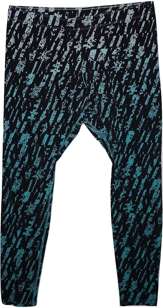 Nike Women's Cotton Club Legging All Over Print Stretch Tights Large - image 4 of 4
