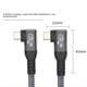thumbnail image 4 of Cable USB 4 de Ángulo de 90 Grados 40 Gbps USB4 Codo Tipo C Cable de Transferencia de Datos USB C PD240W Carga Rápida 1,5 M, 4 of 5