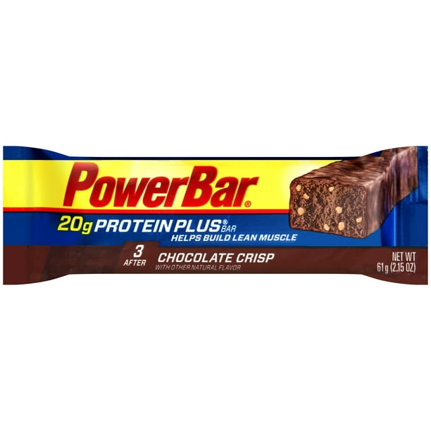 PowerBar Protein Plus 30g, Chocolate Crisp, 3.28 Oz