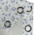thumbnail image 5 of Ambesonne Floral Grommet Curtain, Vintage Rose Bouquets, 50" x 63", Violet Blue Green White, 5 of 6