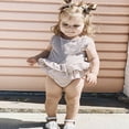 thumbnail image 4 of Baby Girl Sleeveless Ruffle Romper Dress, 4 of 6