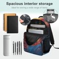 thumbnail image 4 of Yspwyqan Backpack Set Kids Boys, Fire Water Baseball 4 Piece Backpack Lunchbox Set with Pencil Case, 17 Inch Lightweight Padded Straps Bag for Elementary Middle School, 4 of 7