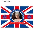 thumbnail image 2 of Queen Elizabeth II hand waving flag 14cm x 21cm Mini Hand Held Flags (12 pack), 2 of 5