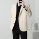 thumbnail image 2 of Chaqueta de traje de hombre de abrigo blanco, chaqueta de vestir para hombre chino, diseñador de lujo de negocios, nueva ropa de moda de primavera 2024, 2 of 5