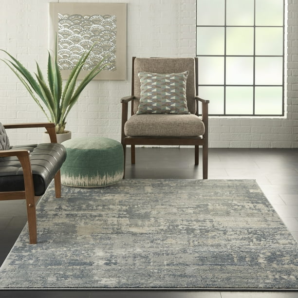 Nourison Concerto Rustic Abstract Grey/Beige Area Rug