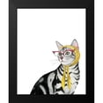 thumbnail image 2 of Popp, Grace 20x24 Black Modern Framed Museum Art Print Titled - Cool Cat III, 2 of 5