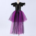 thumbnail image 5 of KVPLBQFD Halloween Black Dress Girls Long Sleeve Dress Black Costume Purple Princess Dress Basketball Clothes 4t Girls Clothes Boys Gifts Age 10-12, 6-7 Years, 5 of 5