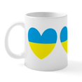 thumbnail image 2 of CafePress - I Stand With Ukraine Heart Mugs - 11 oz Ceramic Mug - Novelty Coffee Tea Cup, 2 of 6