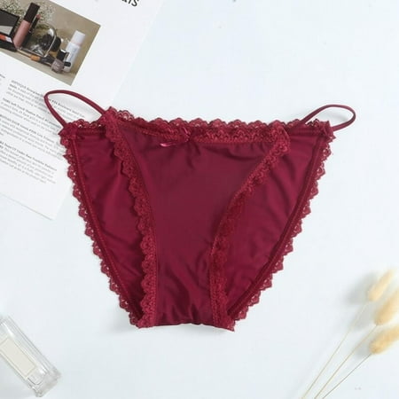 

Clearance Lace Women Underwear Breathable Seamless Woman Panties Lace Bow Female Panties