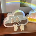 thumbnail image 4 of DIY Tulip Night Light Soft Lighting Flicker Free Battery-operated Simulation Flower Cloud Tulip Mirror Table Lamp Decoration Blue One Size, 4 of 13
