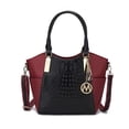 thumbnail image 2 of MKF Collection Kristal Women's Tote Bag Signature Vegan Leather Handbag Purse by Mia K - Burgundy, 2 of 2
