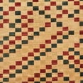 thumbnail image 1 of Ahgly Company Indoor Square Abstract Orange Checkered Area Rugs, 3' Square, 1 of 6